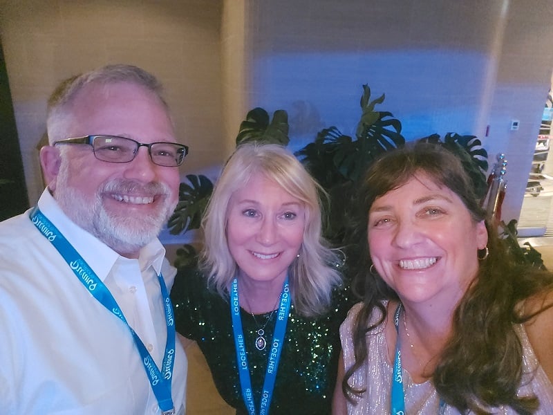 Left to right Michael Madson Dream Vacations Orlando FL Diane Horan director strategic partner networks AmaWaterways