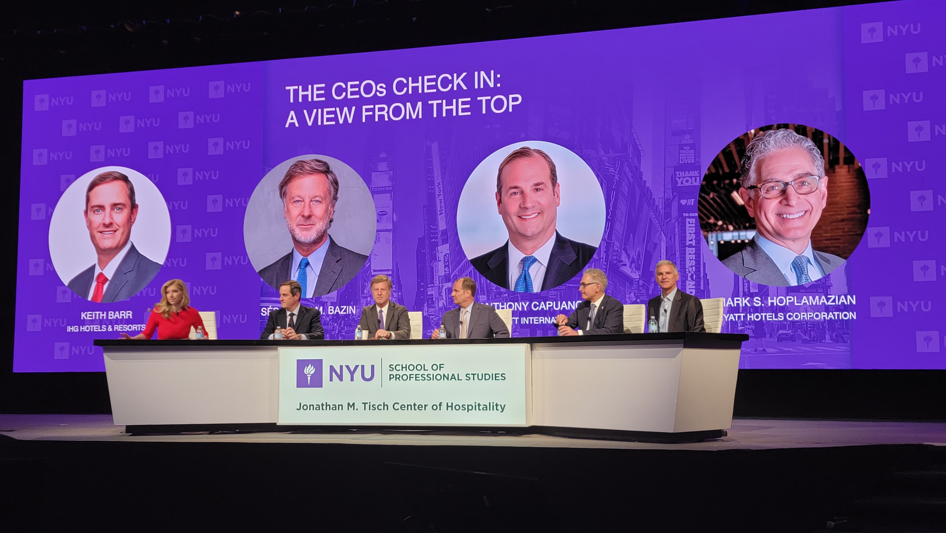 CEO panel at the NYU Hospitality Investment Conference