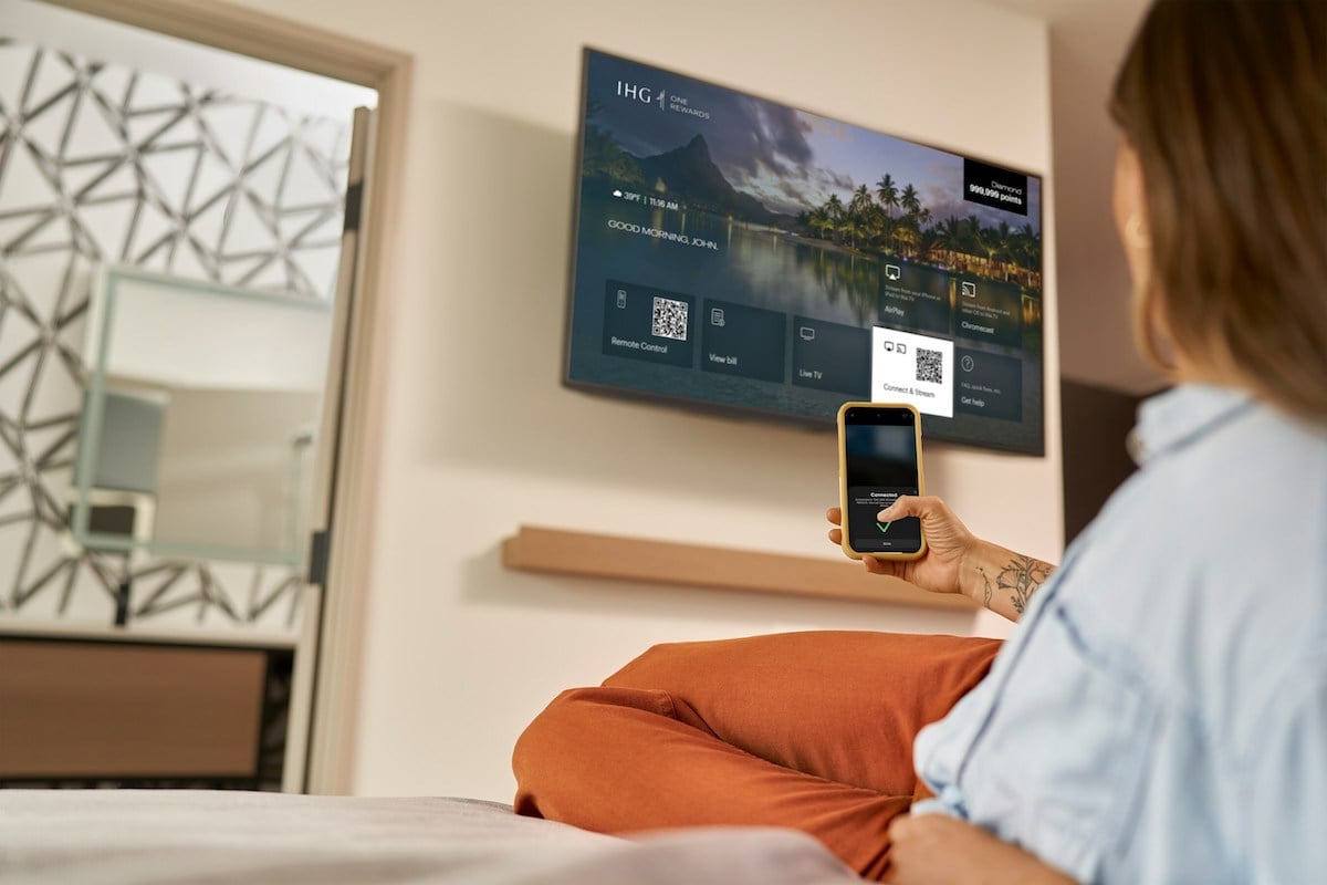IHG launches Apple AirPlay in North American hotels
