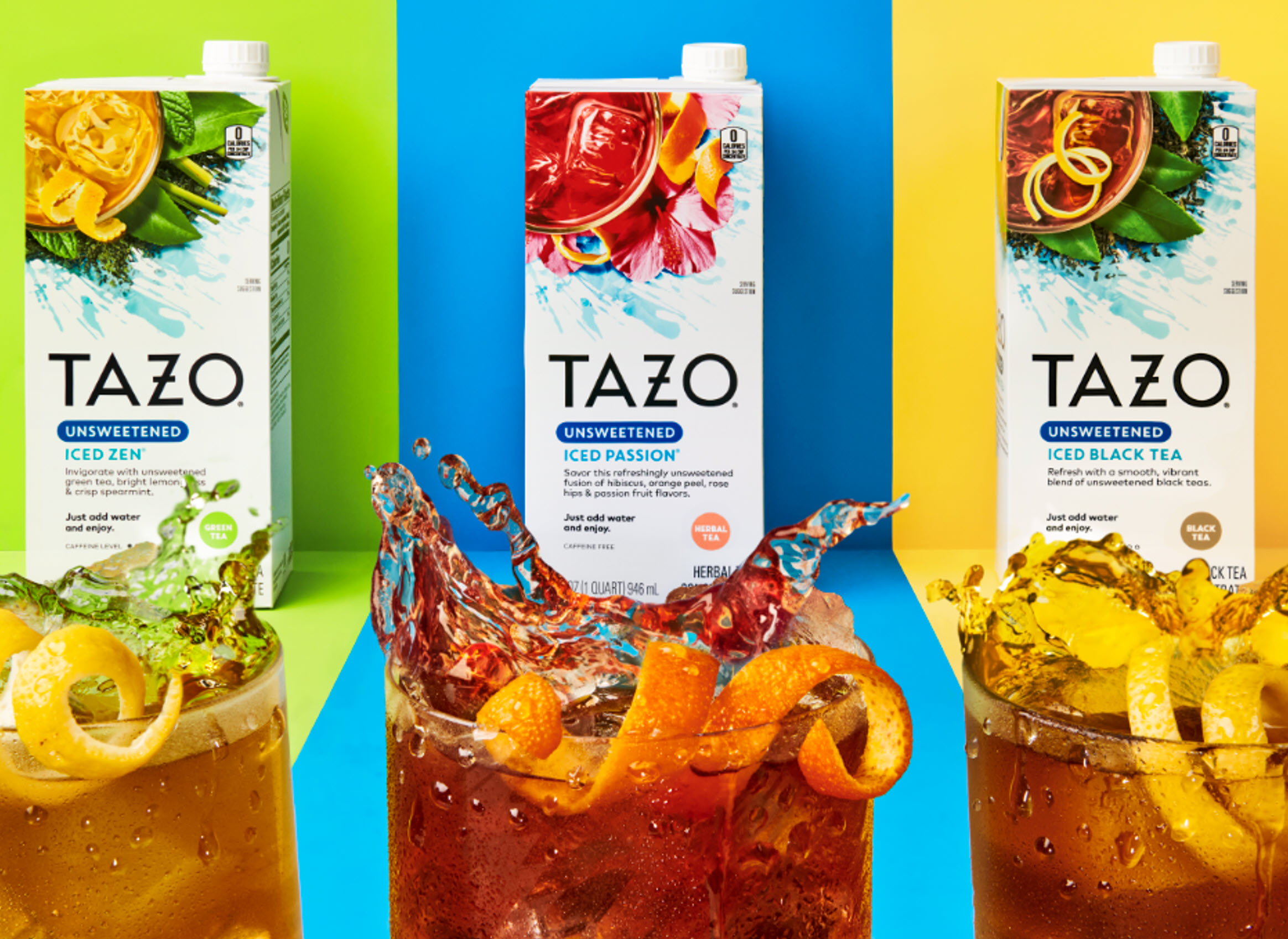 TAZO Refreshers New Line