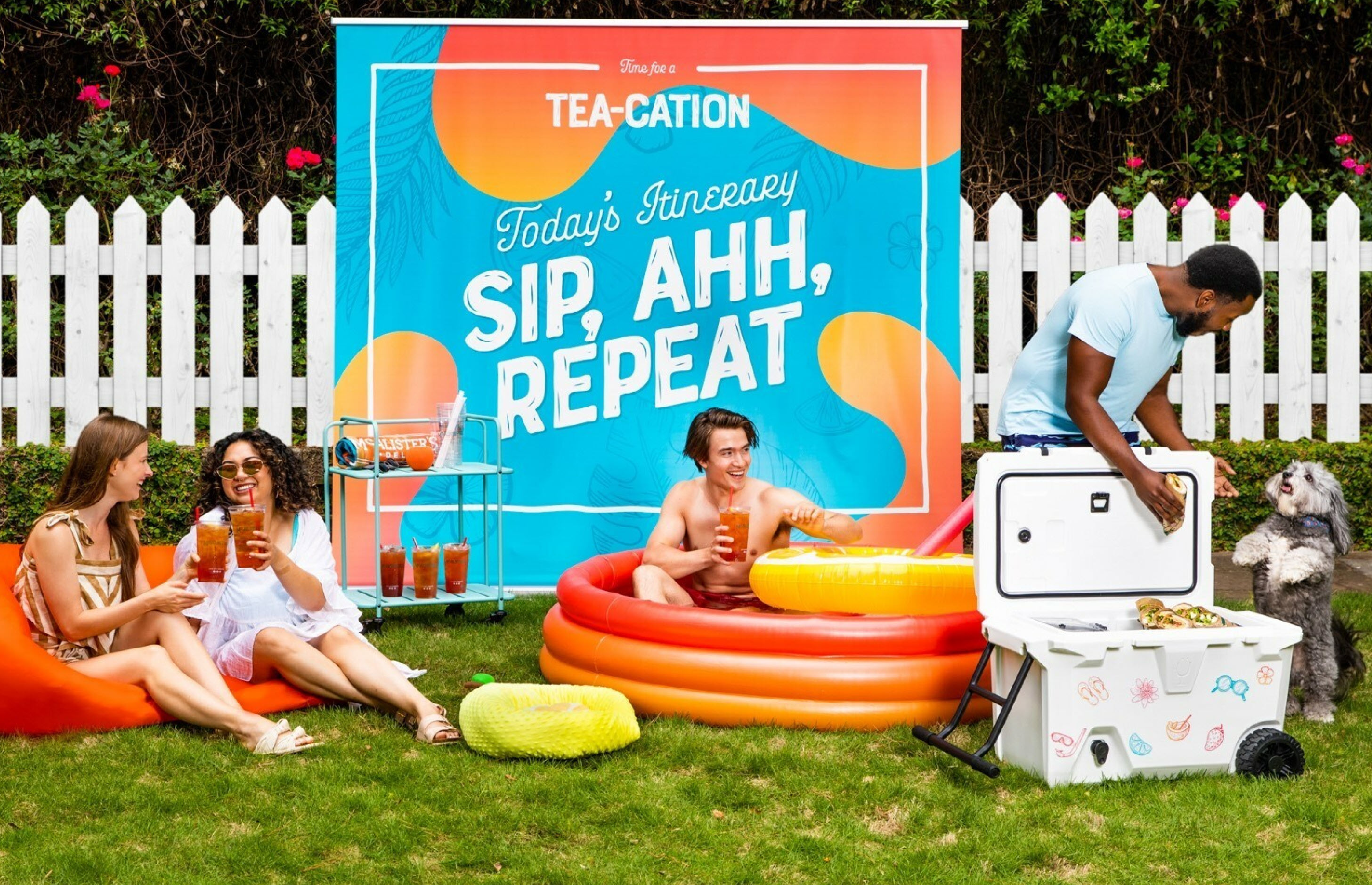 National Iced Tea Month McAlisters Deli Tea-Cation