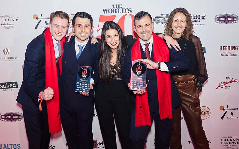 Londons Connaught Bar is crowned No1 in The Worlds 50 Best Bars for the second consecutive year 