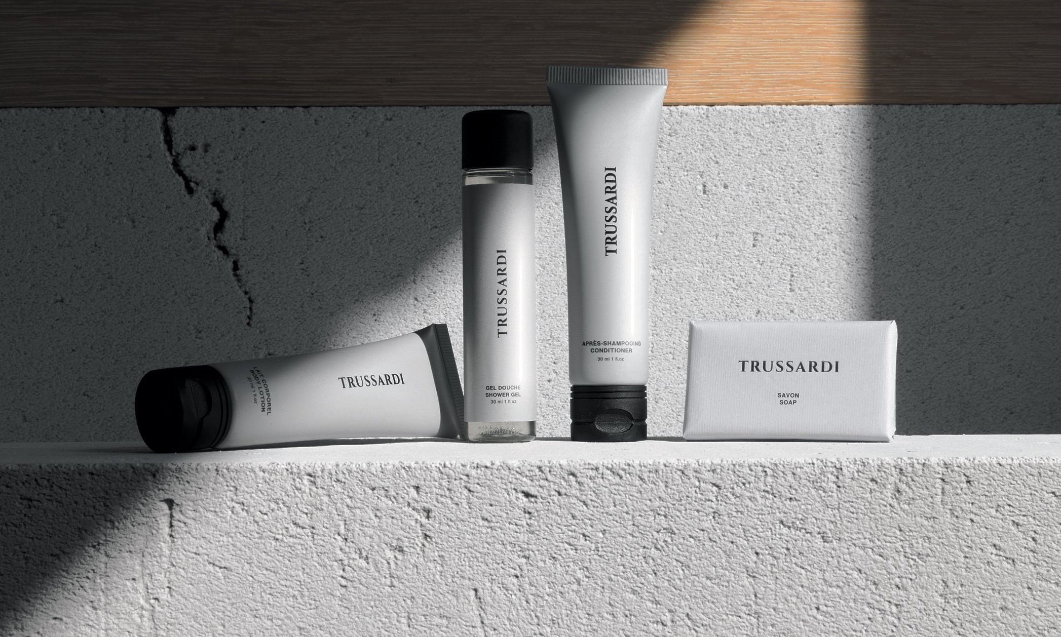 Groupe GM Trussardi hotel amenities collection