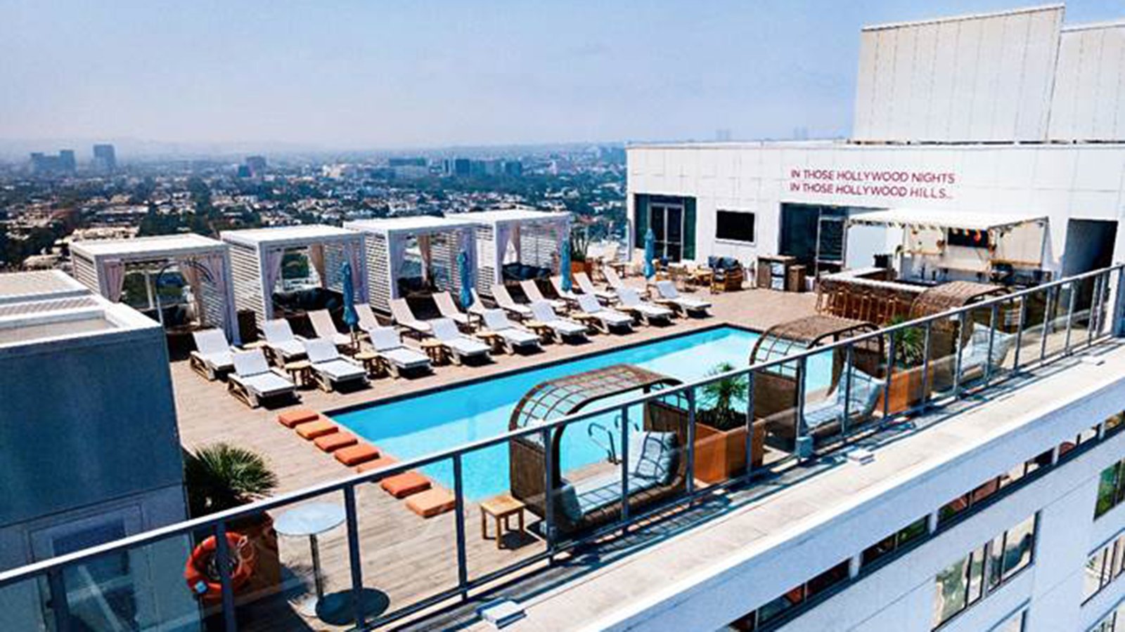 Rooftop Pool Andaz West Hollywood