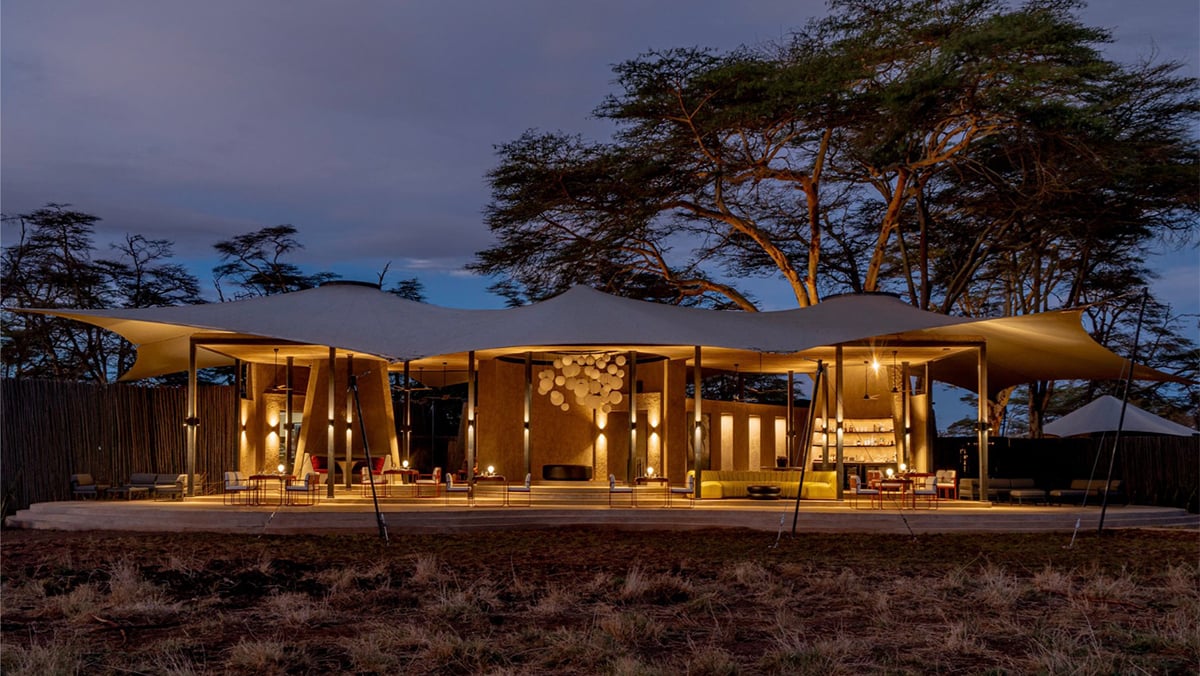Angama AmboseliPhoto by Brian SiambiGuest AreaNight