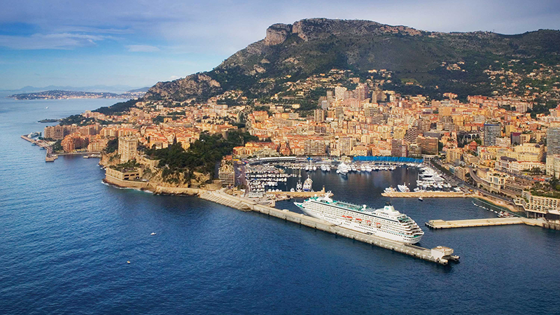 Crystal Symphony in Monte Carlo