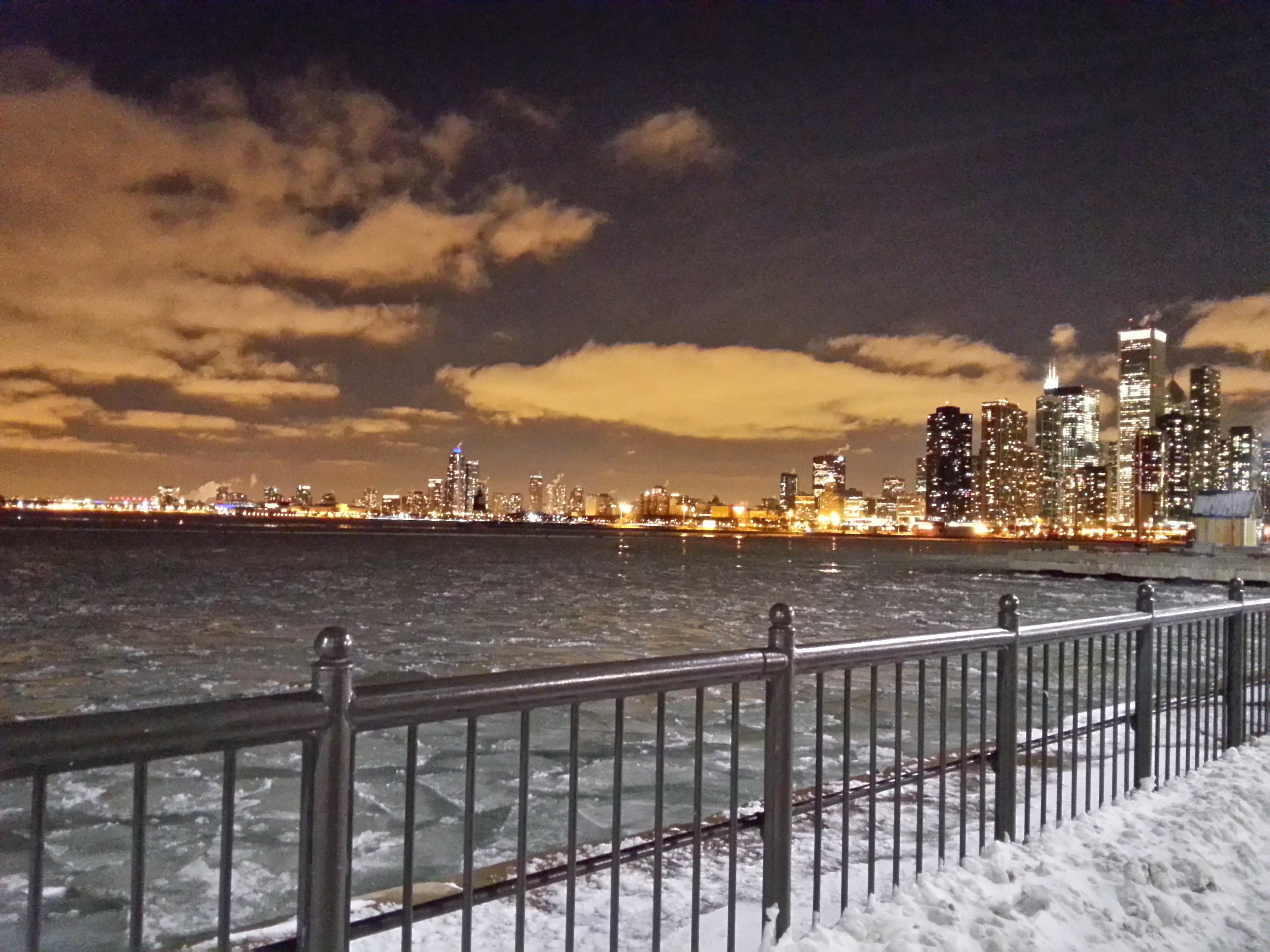 Chicago Skyline in Winter