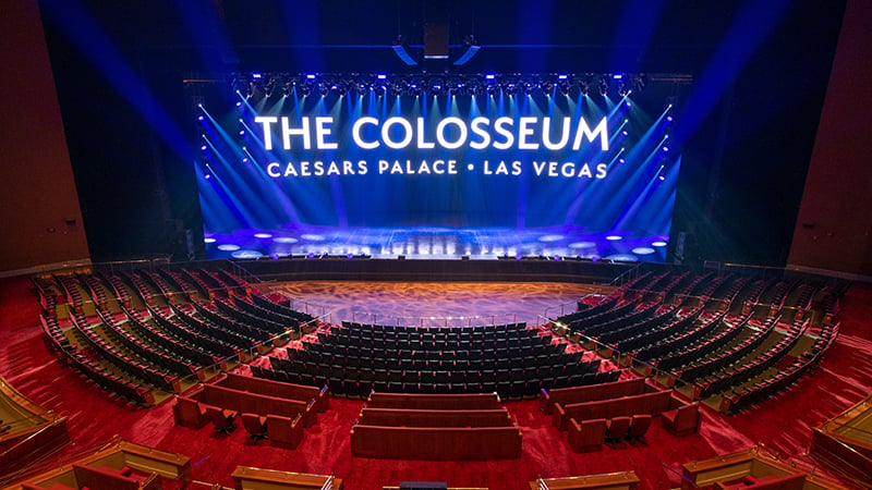 The Colosseum at Caesars Palace Las Vegas