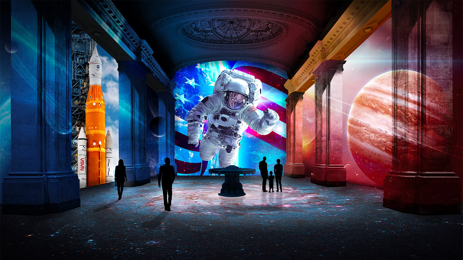 Destination Cosmos The Immersive Space ExperienceHall des LumieresNew York City