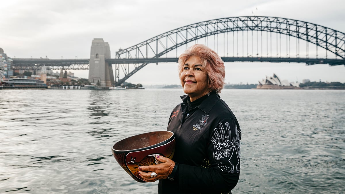 Dreamtime Experience with Aunty Margret Campbell Sydney Photo Credit-Tourism NSW