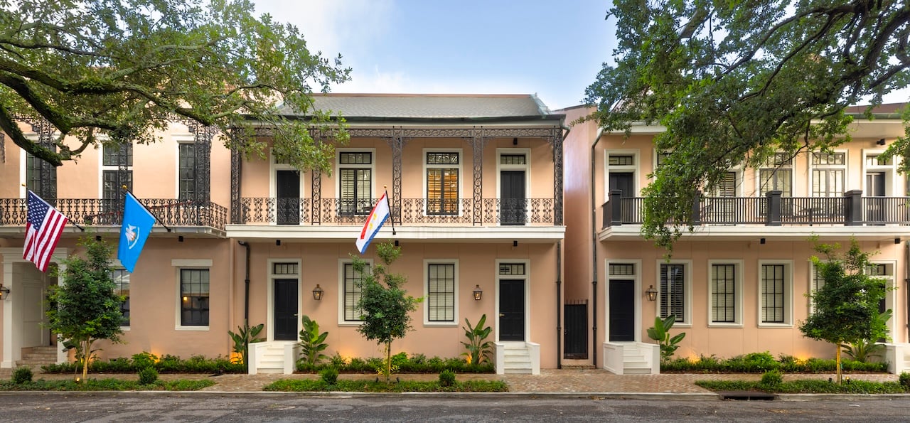 exterior of garden district 