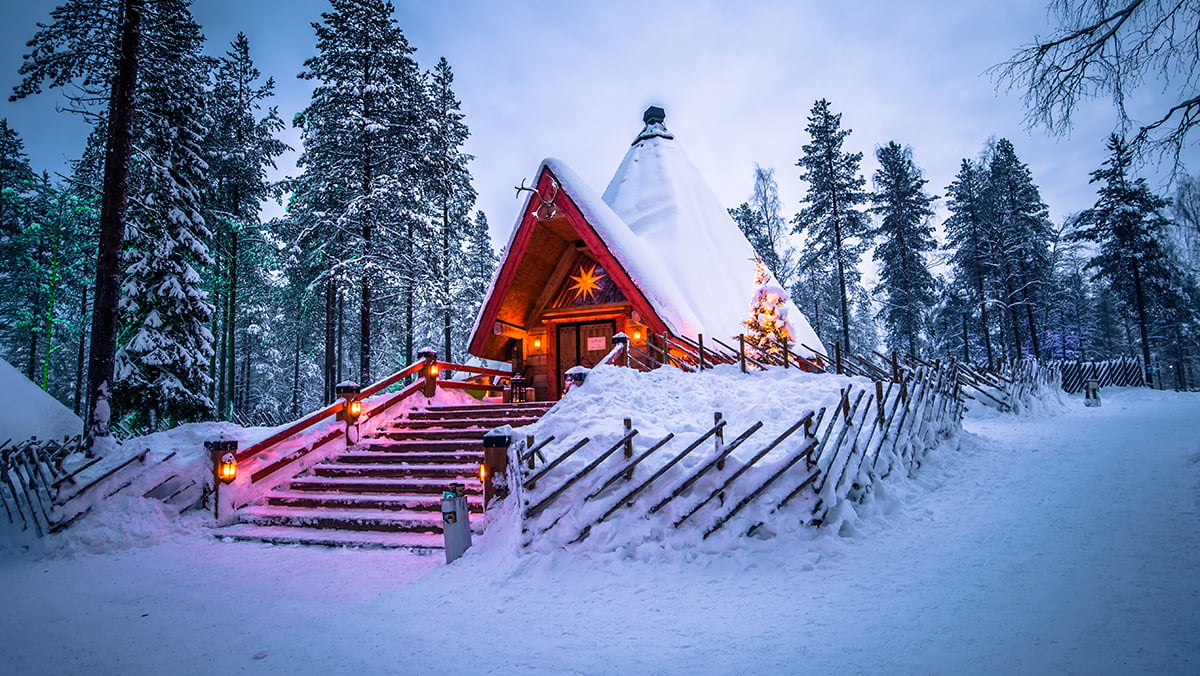 Santa Claus village of Rovaniemi Finland 