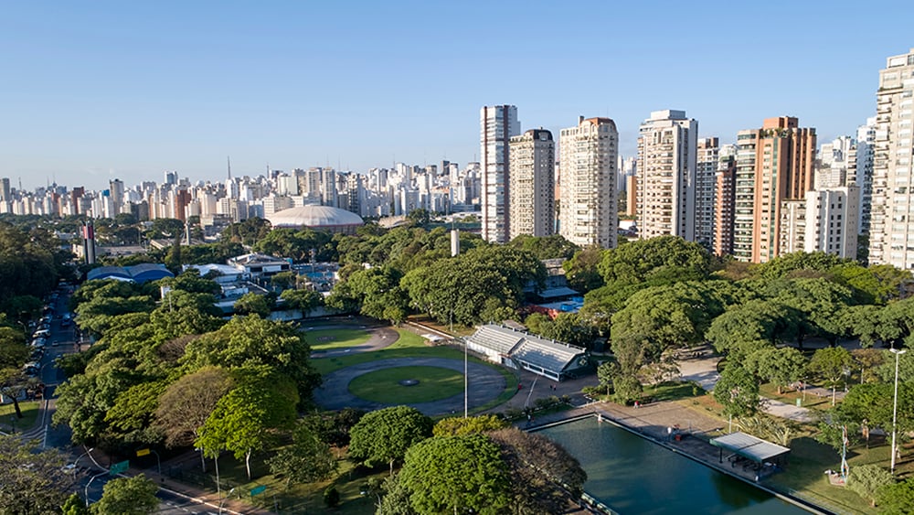 Ibirapuera Park in So Paulo Brazil