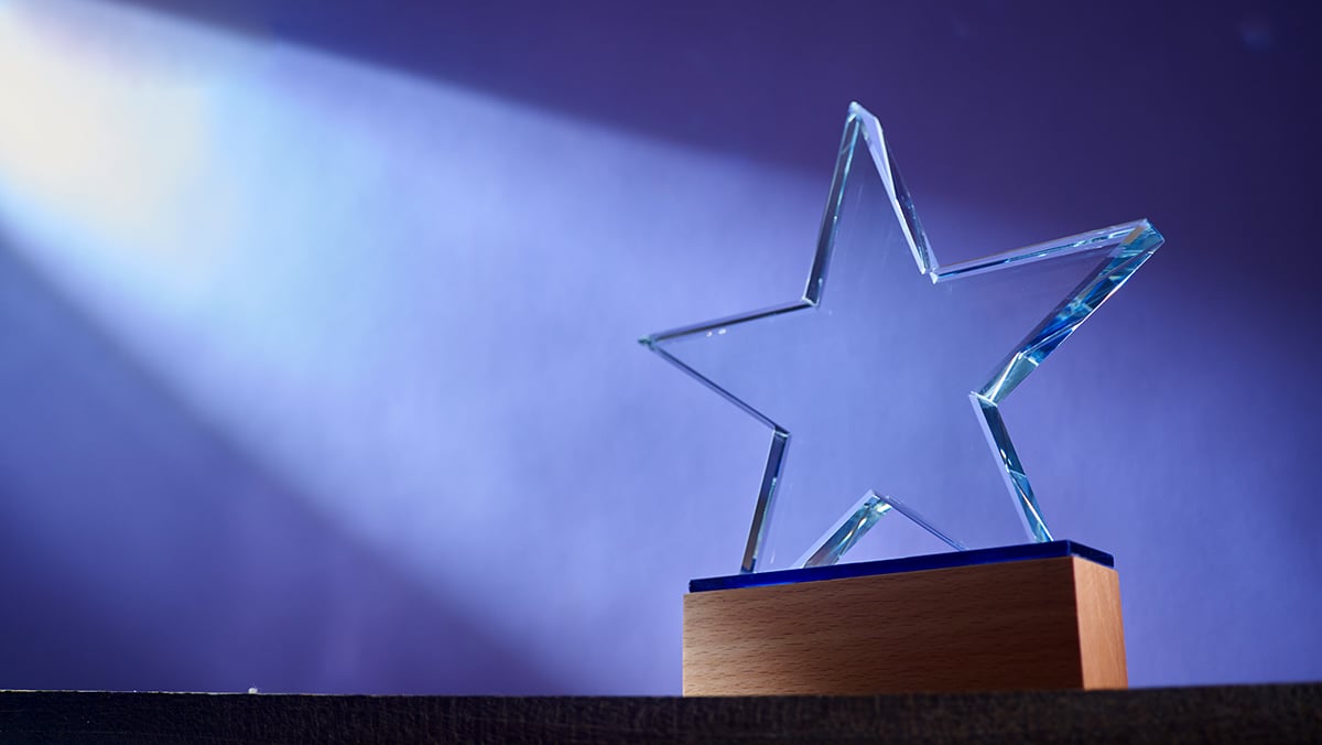 star-shaped award
