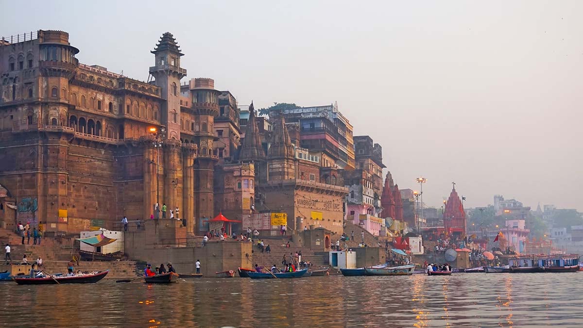 Varanasi India on the Ganges River