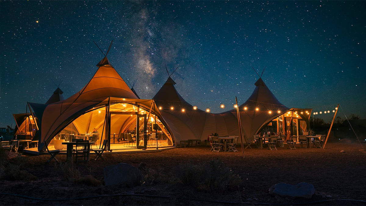 Under Canvas Grand CanyonMilky WayCredit Bailey Made
