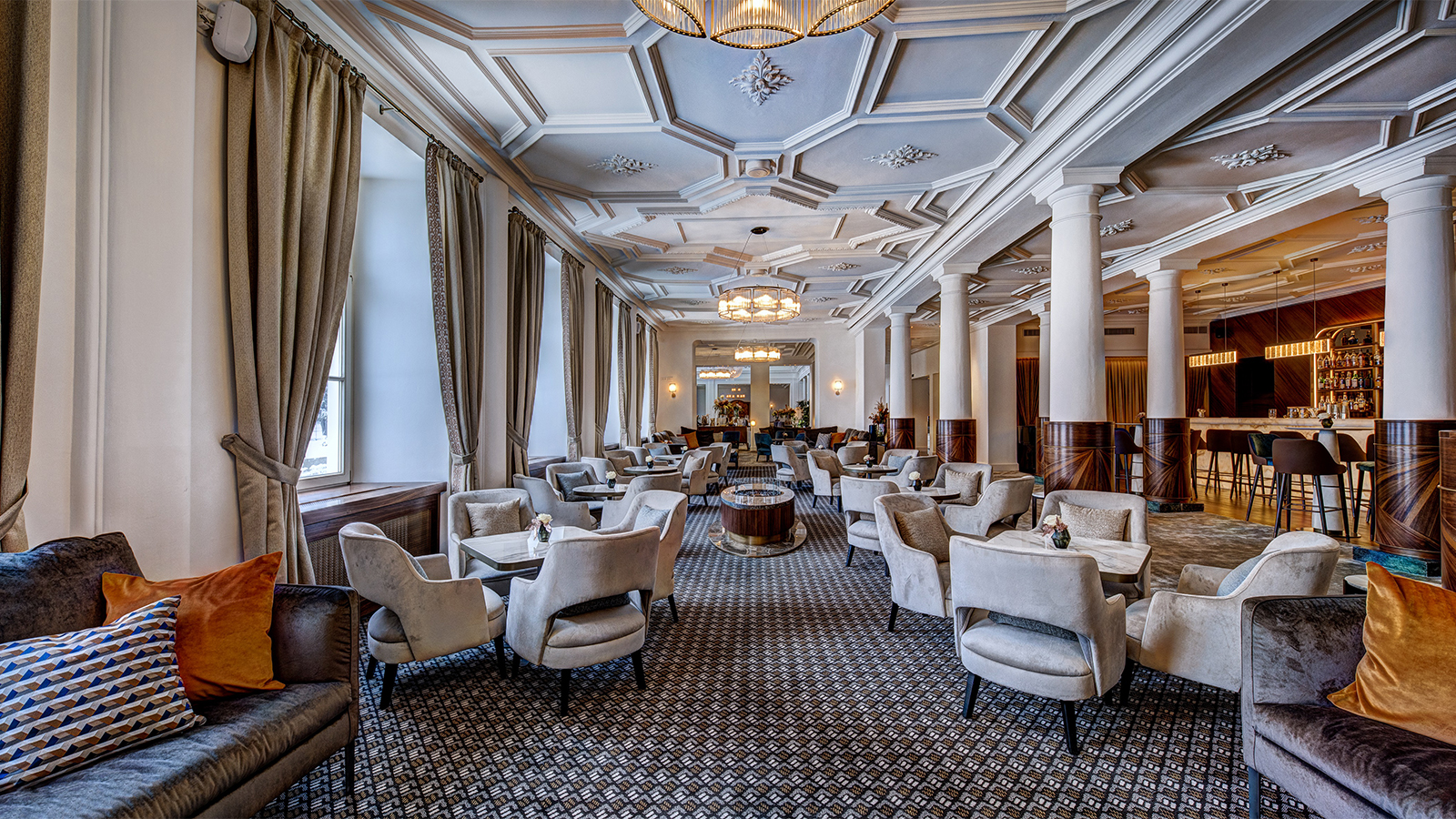 Grand Hotel des Bains Kempinski St Moritz -new lobby