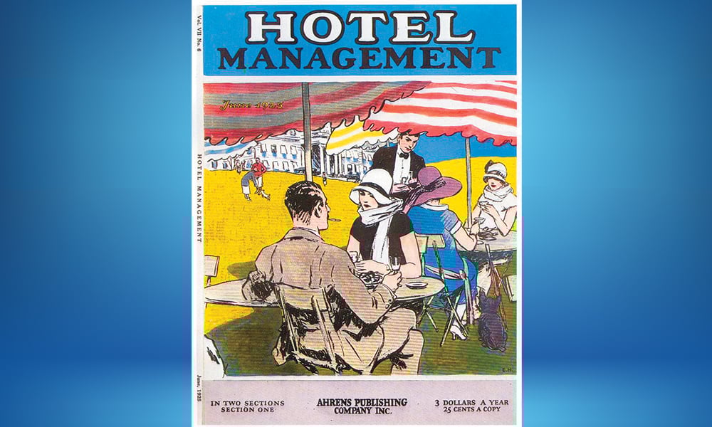 Hotel Management 1924 cover