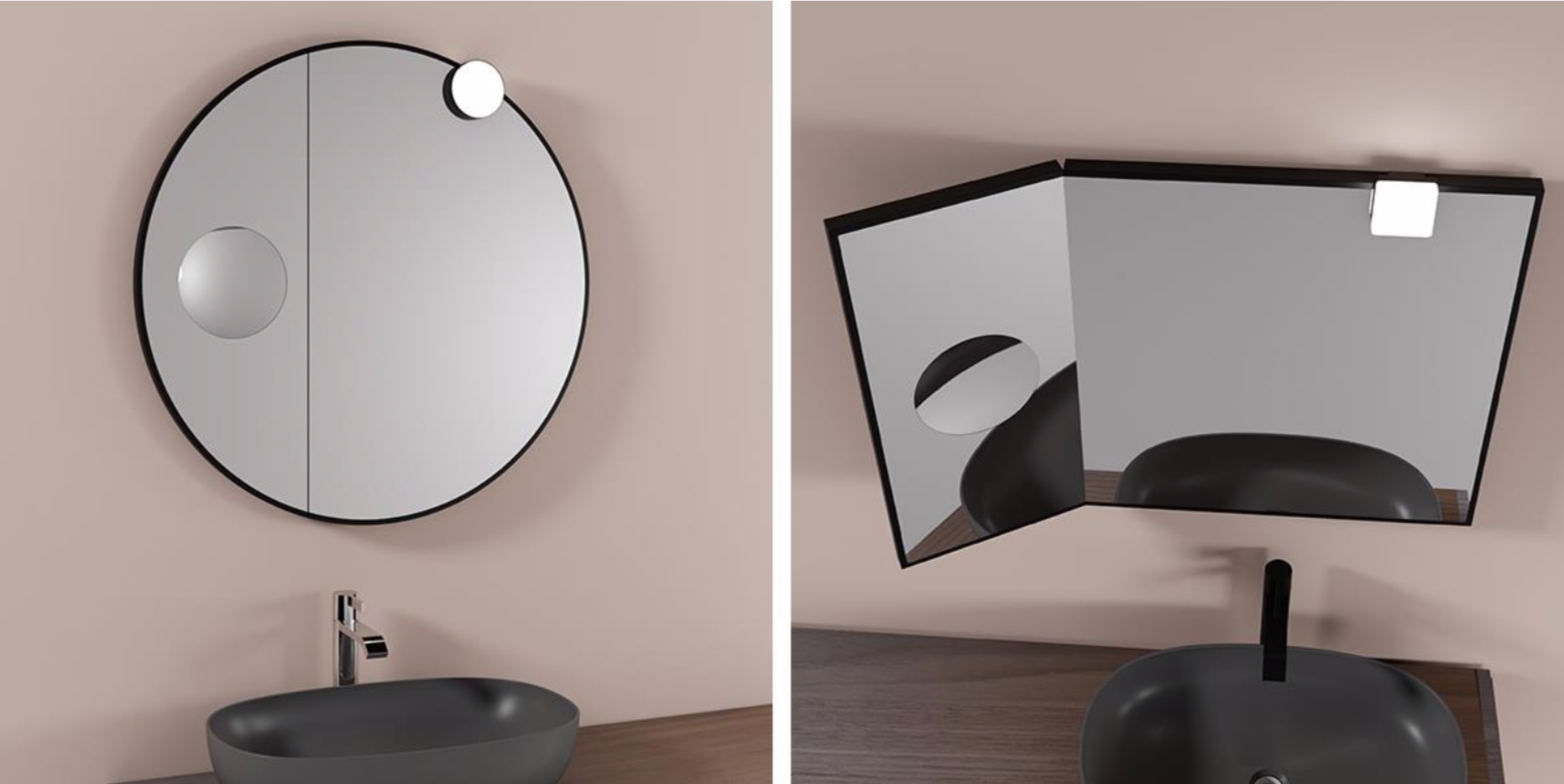 Hastings Tile and Bath Fold Mirror