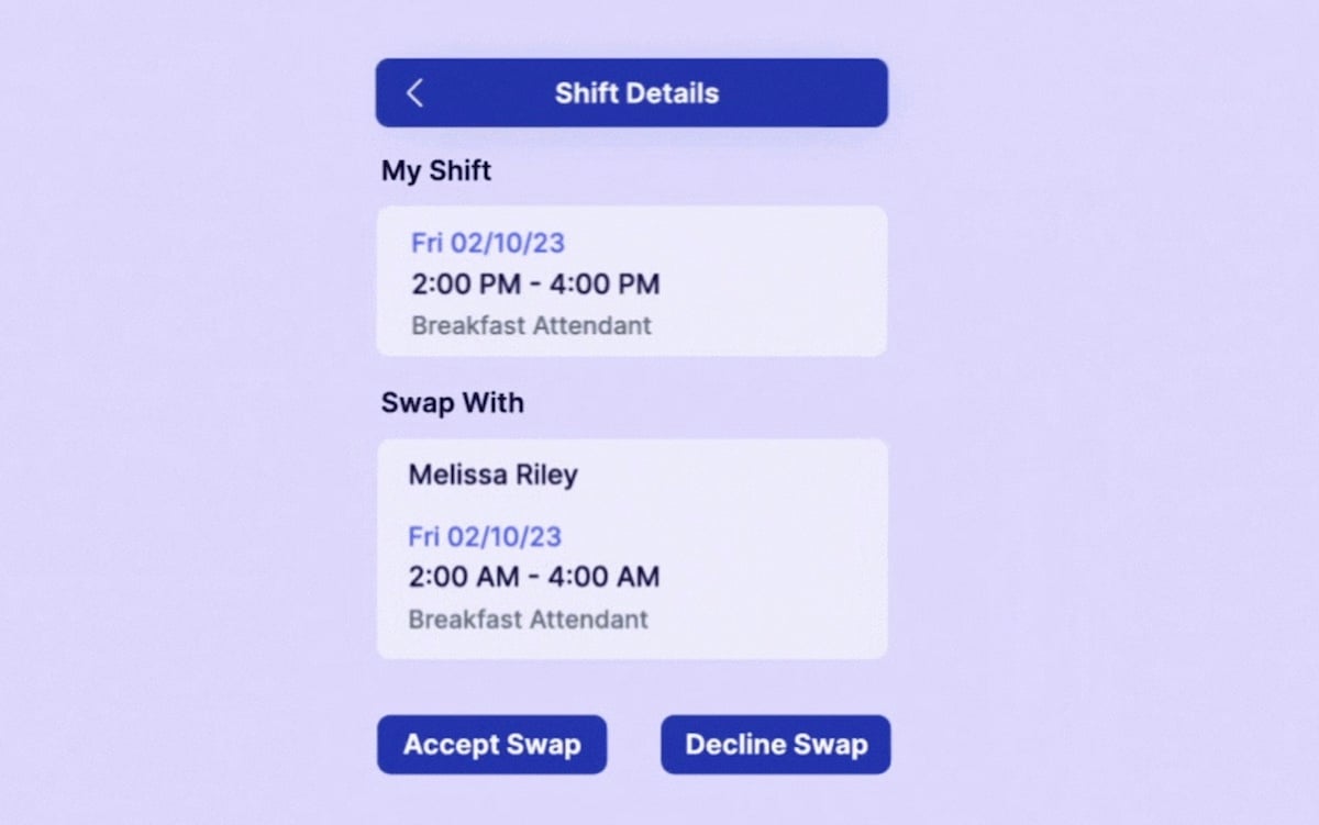 Hotel Effectiveness by Actabl launches ShiftSwap feature