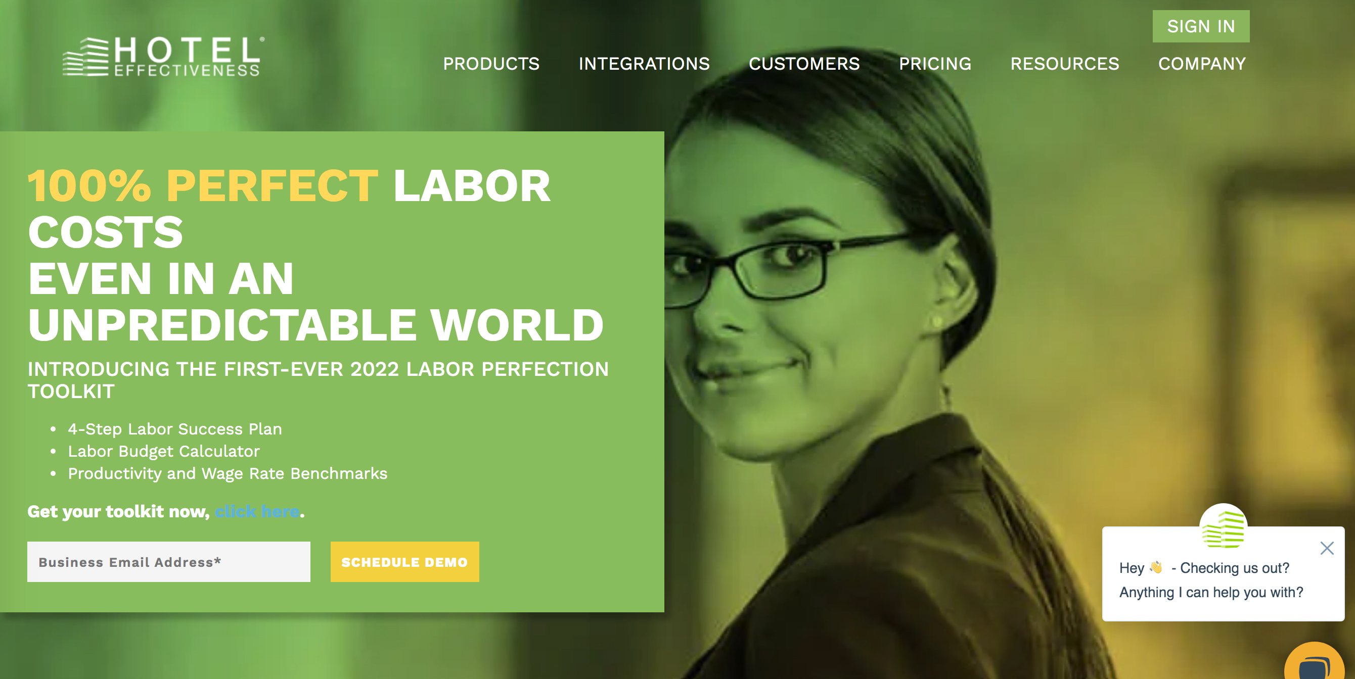 Hotel Effectiveness 2022 Labor Perfection Toolkit