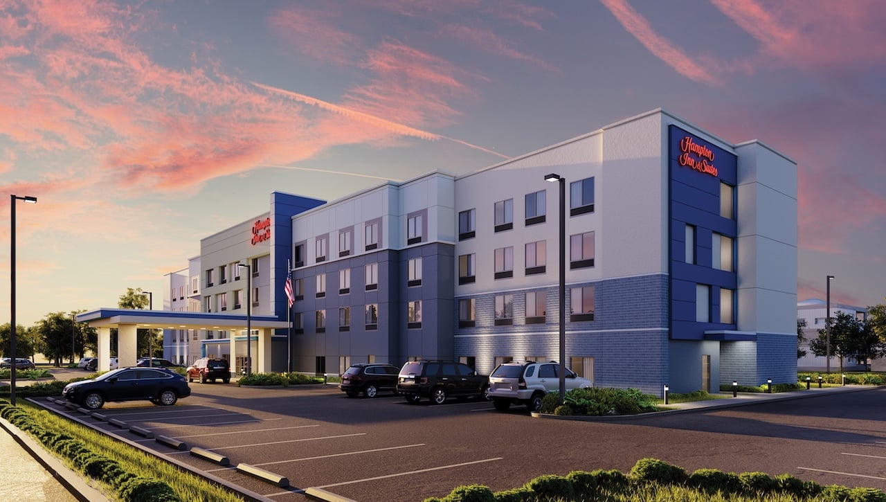 exterior of Hampton 