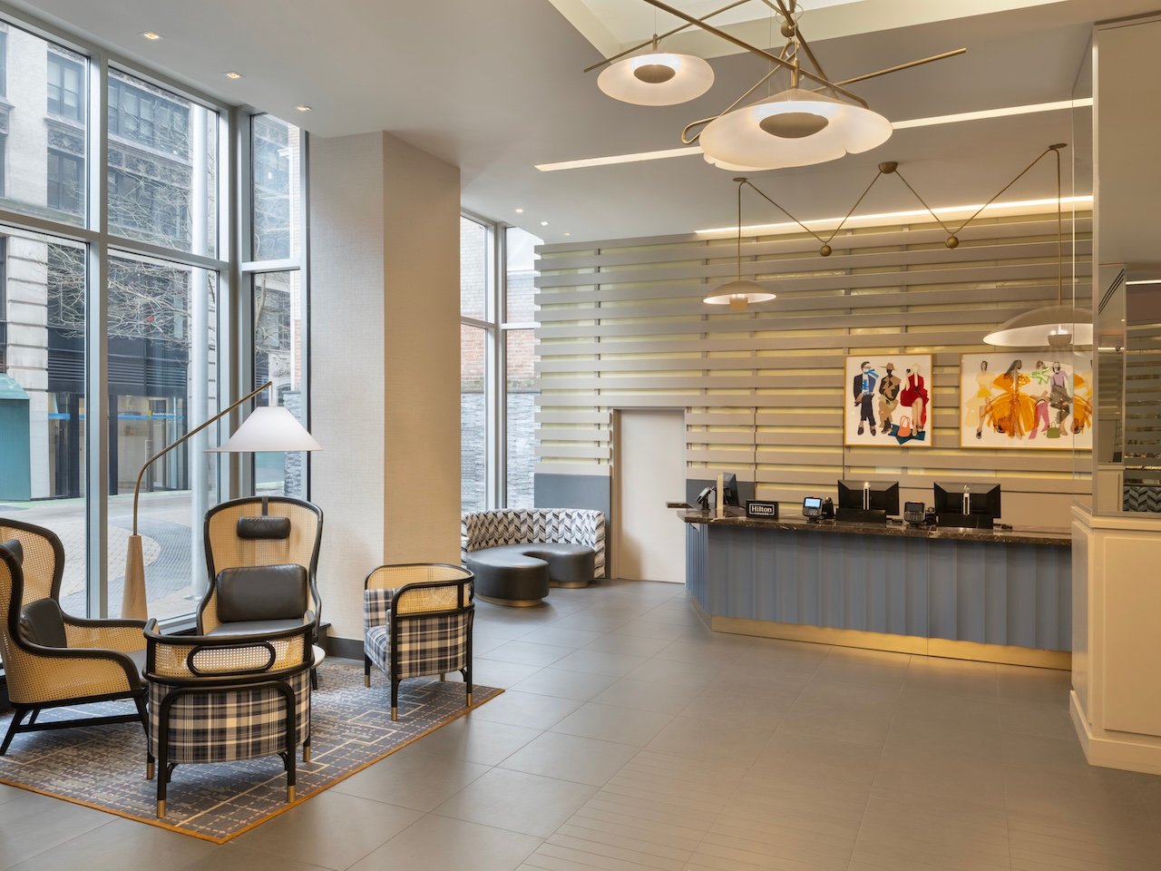 lobby of Hilton New York