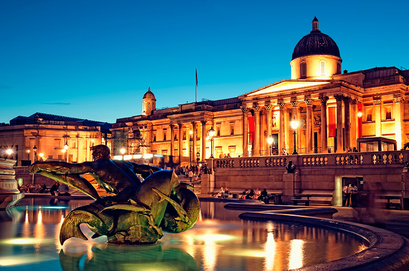 National Gallery Trafalgar Square London 