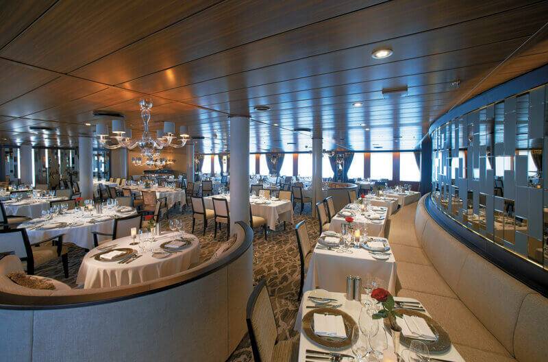 Amphora is the ships open-seating restaurant that serves as a popular choice for breakfast  