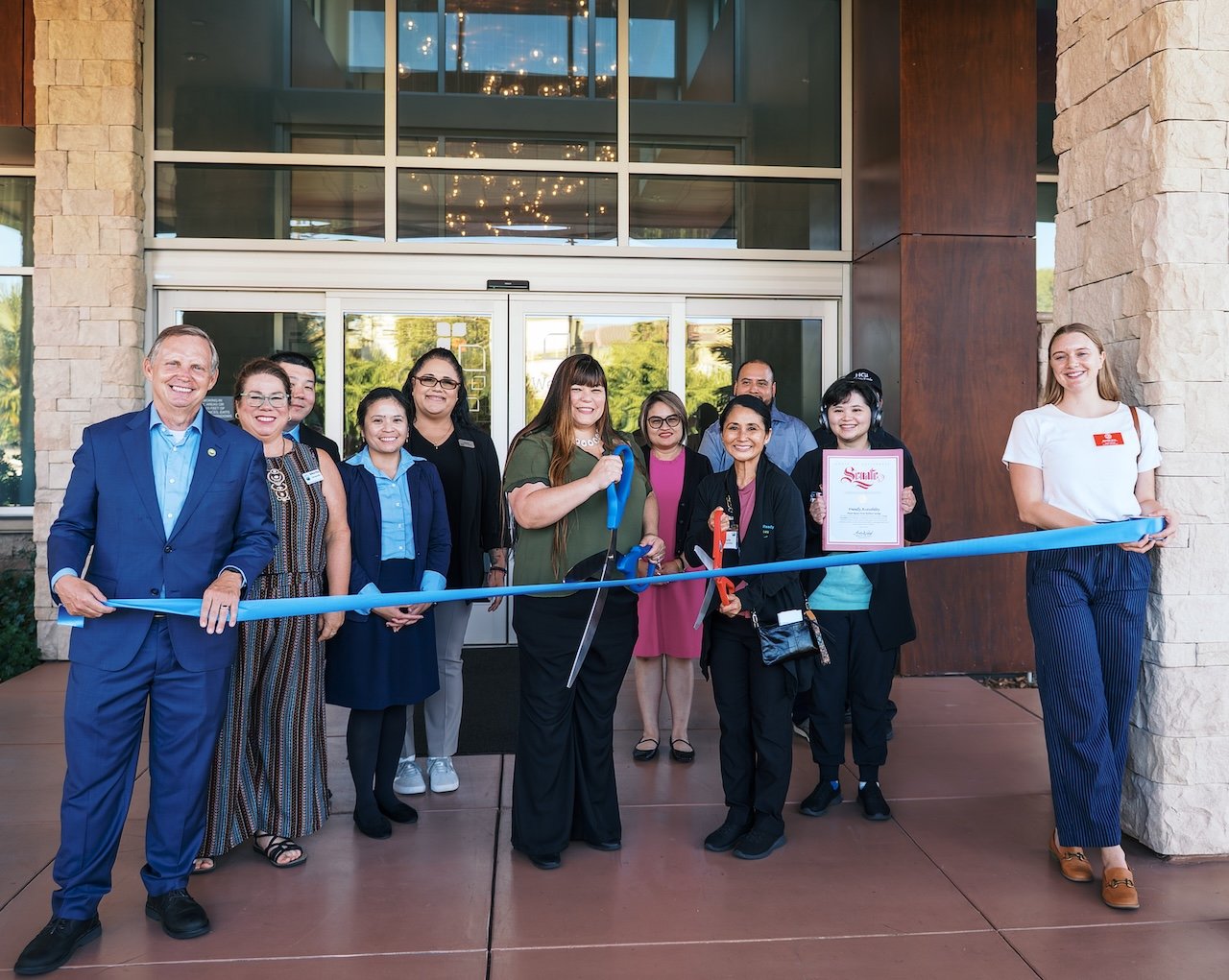 ribbon cutting 
