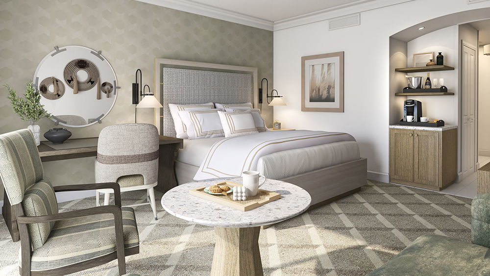 The Meritage Resort and Spa Bordeaux Room rendering