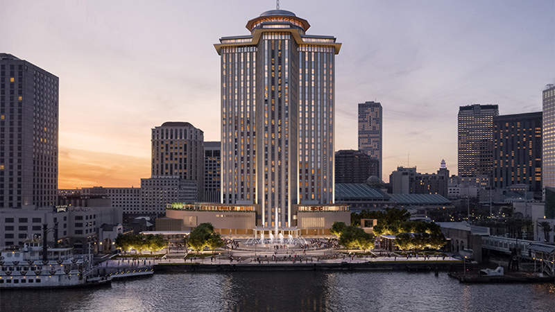 Four Seasons Hotel and Private Residences New Orleans facade