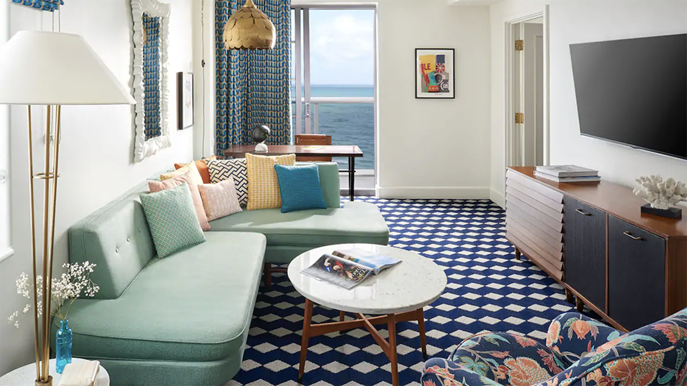 Confidante Miami Beach Ocean View Balcony Suite