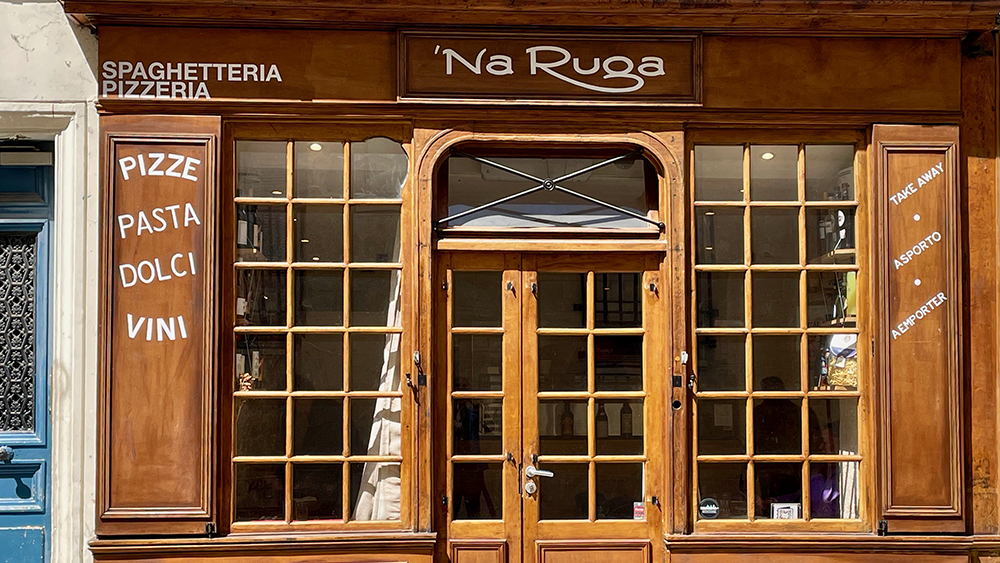 Na Ruga restaurant front
