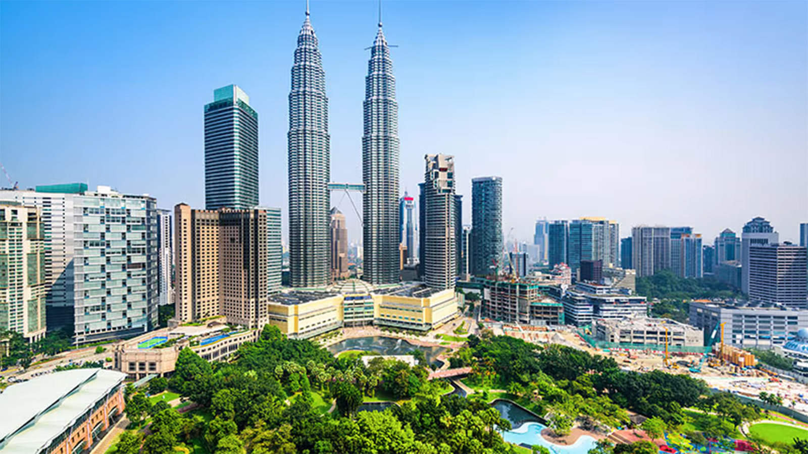 Petronas Twin Towers in Kuala Lumpur Malaysia