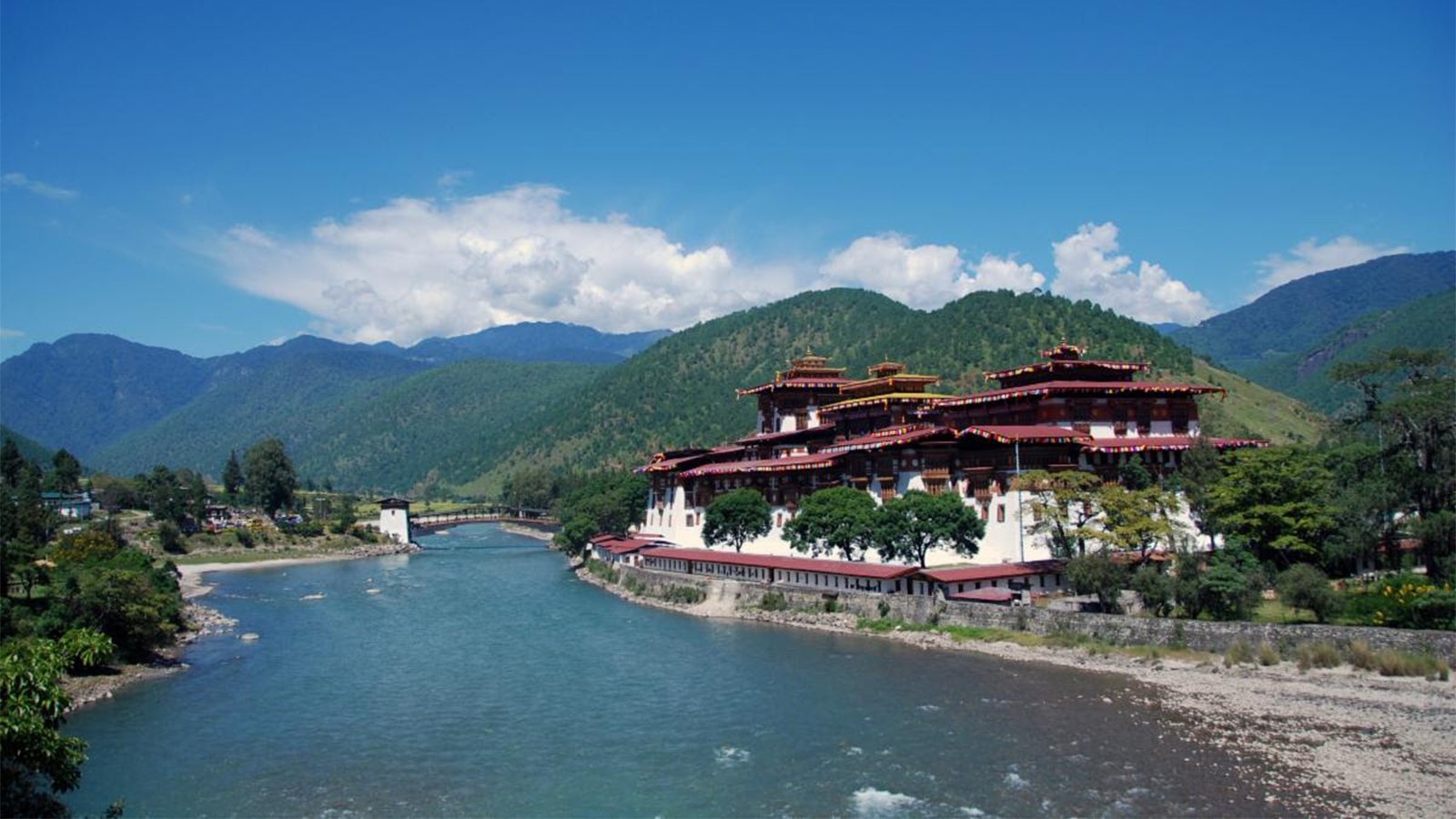 Punakha Dzong in Punakha District