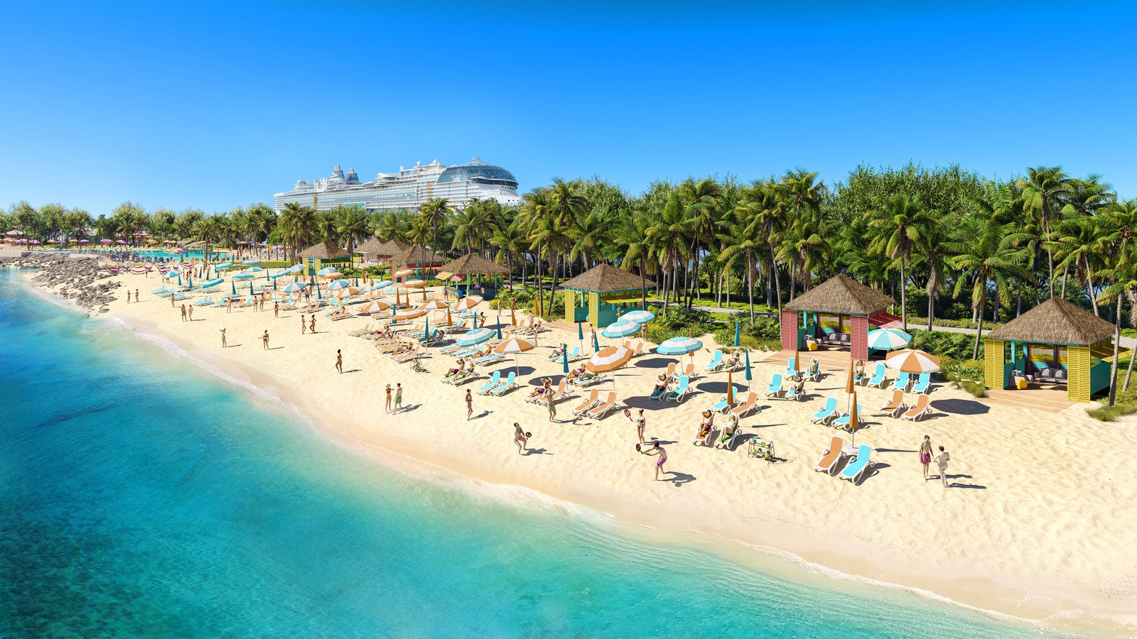 Royal Beach Club Paradise IslandRenderingRoyal Caribbean International