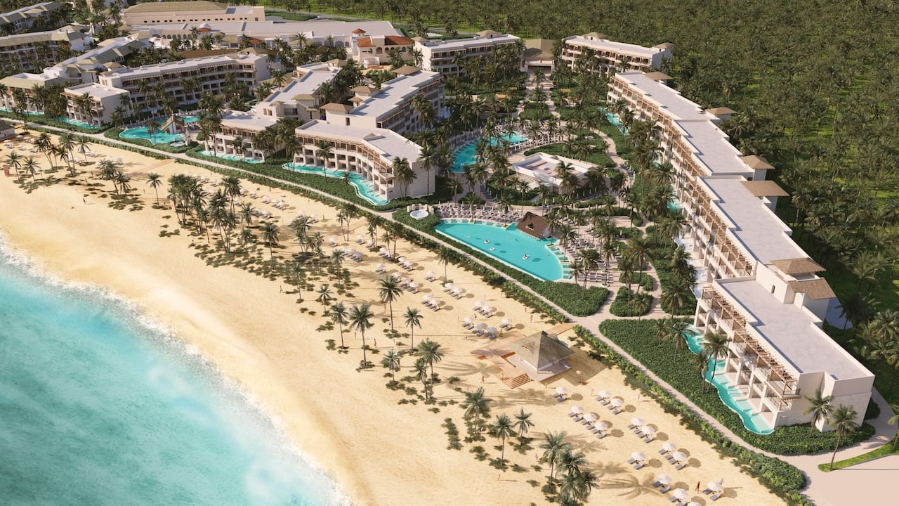 aerial view of Secrets