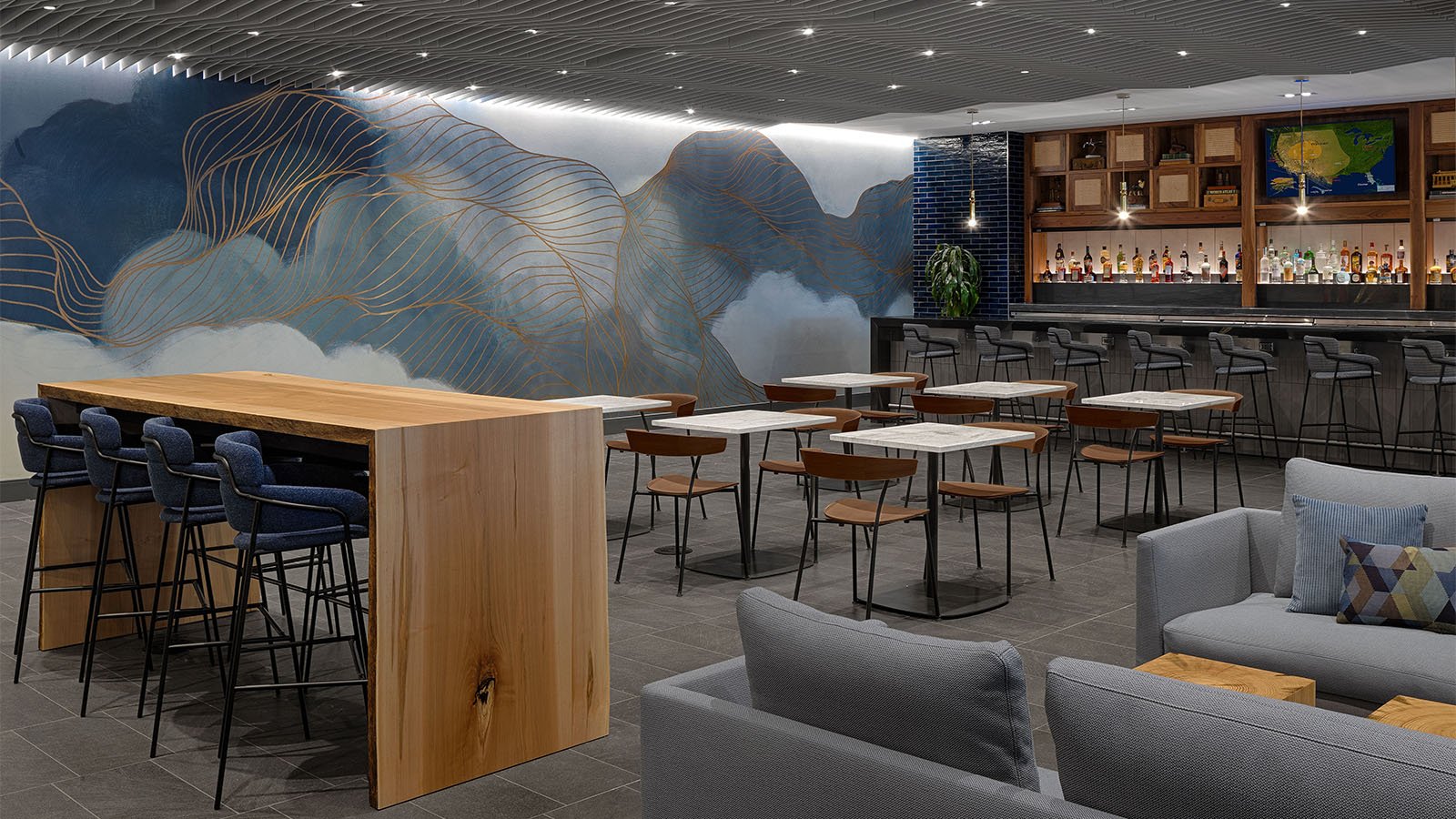 American Express Centurion Lounge Bar San Francisco International Airport