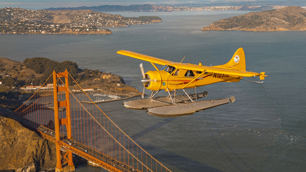 Golden Gate BridgeSeaplane and Aero Adventures