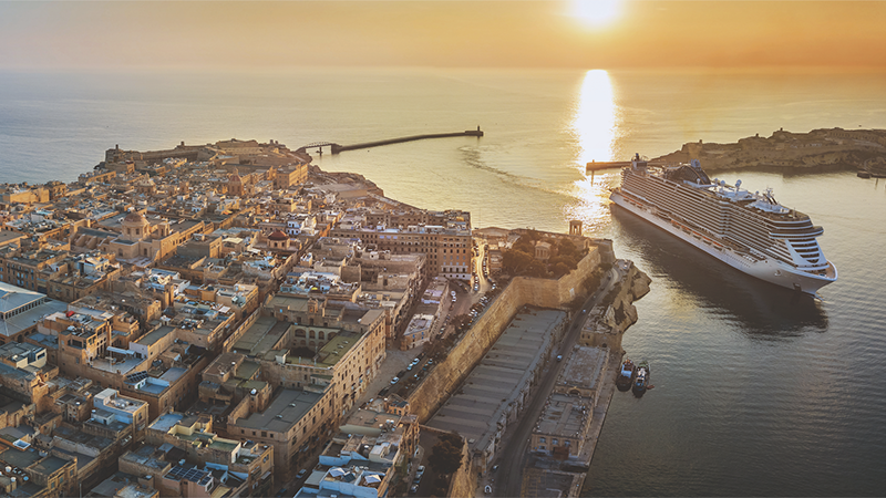 The Grand Harbour Valletta Malta
