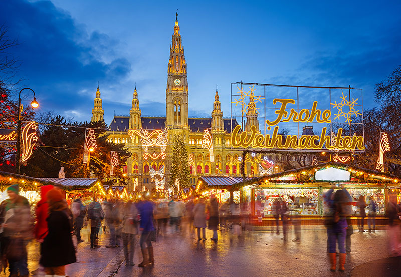 A Christmas Market in Vienna