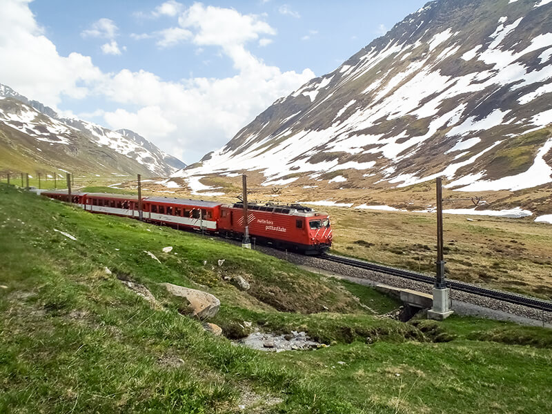 Matterhorn Gotthard train Switzerland