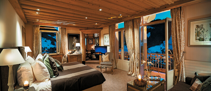 The Tower Suite at Gstaad Palace