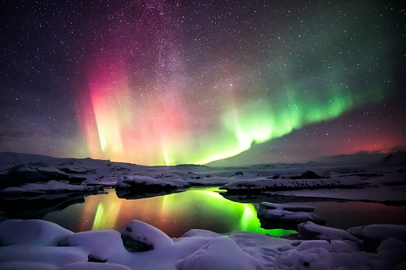 Iceland Northern Lights - krissanapongwiStockGetty Images PlusGetty Images