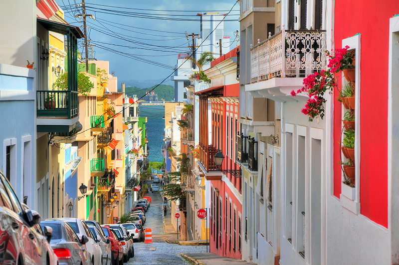 View of San Juan in Puerto Rico