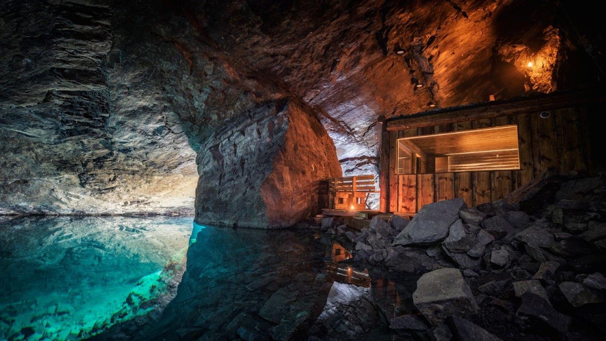 Underground cave and sauna experienceHello SunnanhedCredit Mark Englund