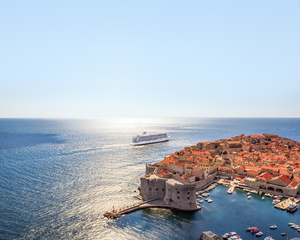 Viking ocean ship at Dubrovnik Croatia Photo by Viking