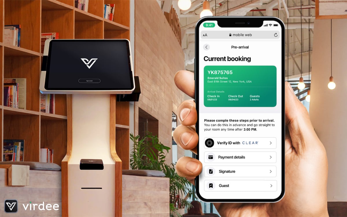 Virdee Clear partner for hotel check-in
