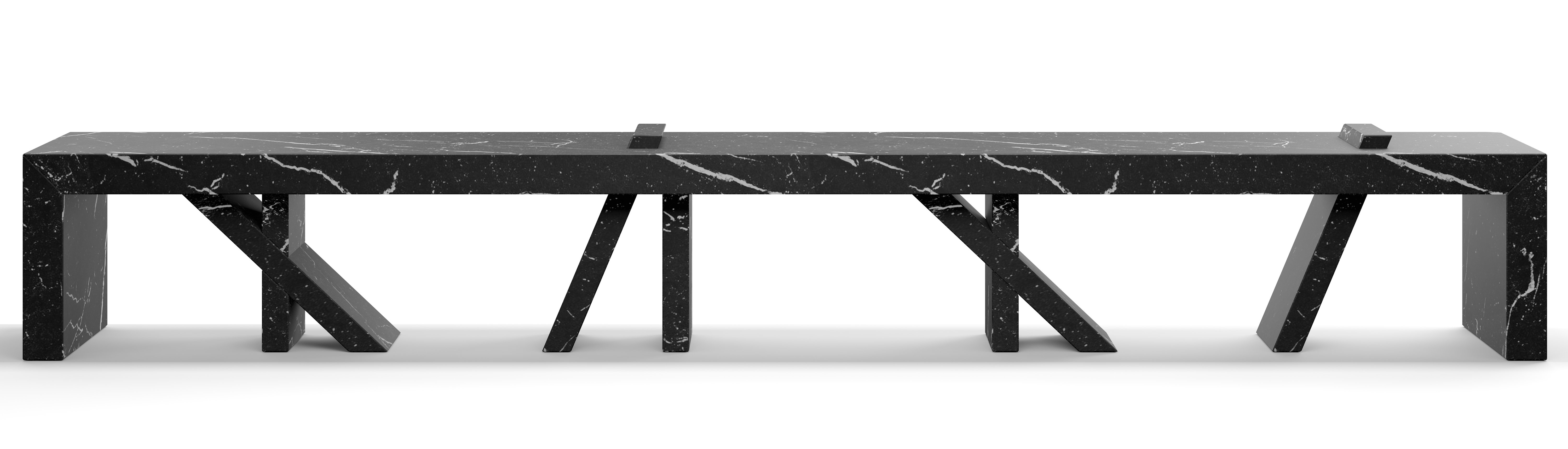 Rottet Collection Stone Walking Bench